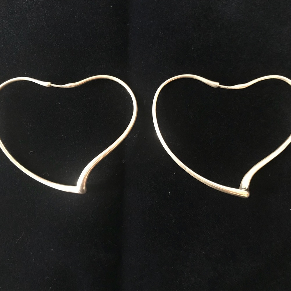 Tiffany & Co Elsa Peretti Open heart Earrings